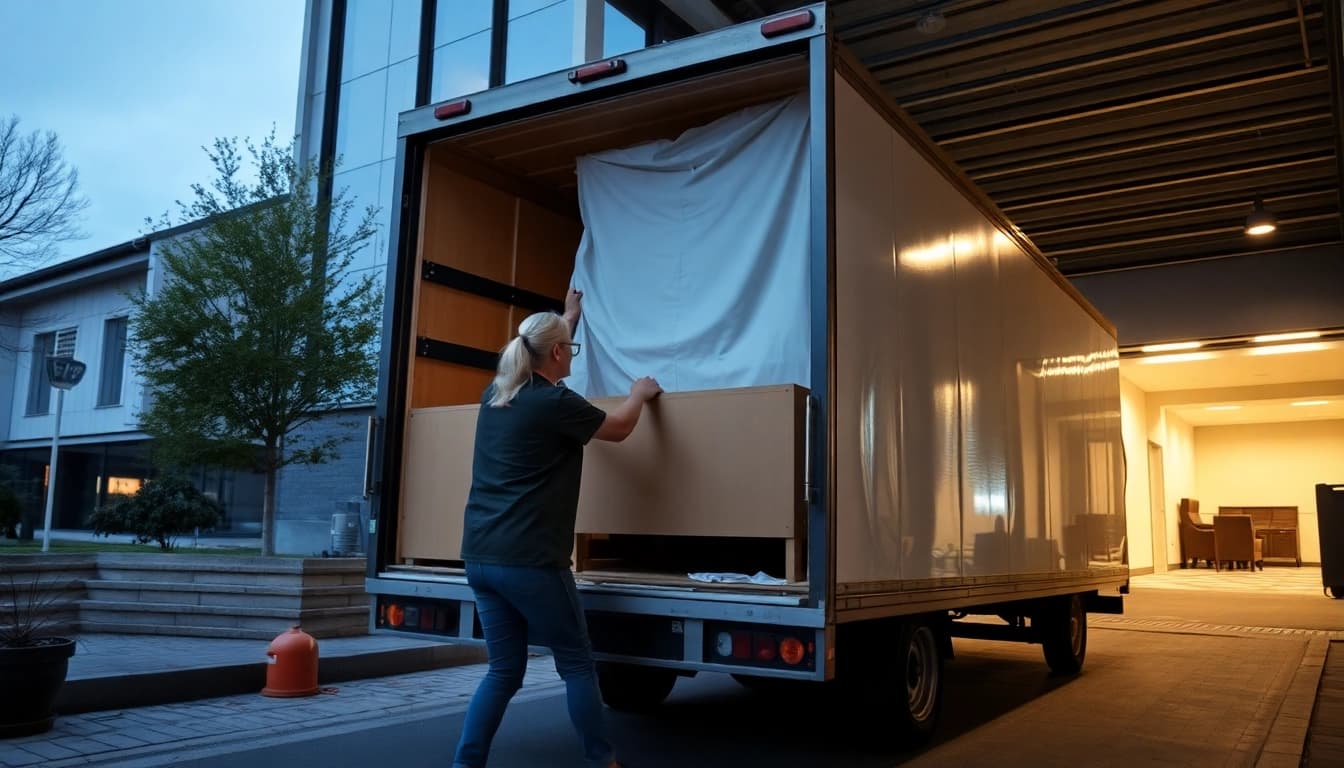 Professionelles Umzugsunternehmen in Potsdam hilft beim Möbeltransport mit kompetentem Personal und moderner Ausrüstung.