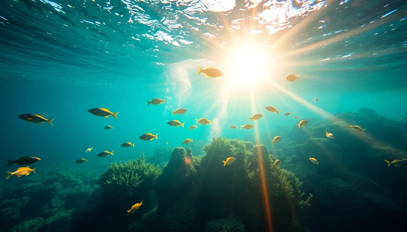 Tauchschüler erkunden farbenfrohe Korallenriffe und Fische, während sie Tauchen lernen Mexiko.