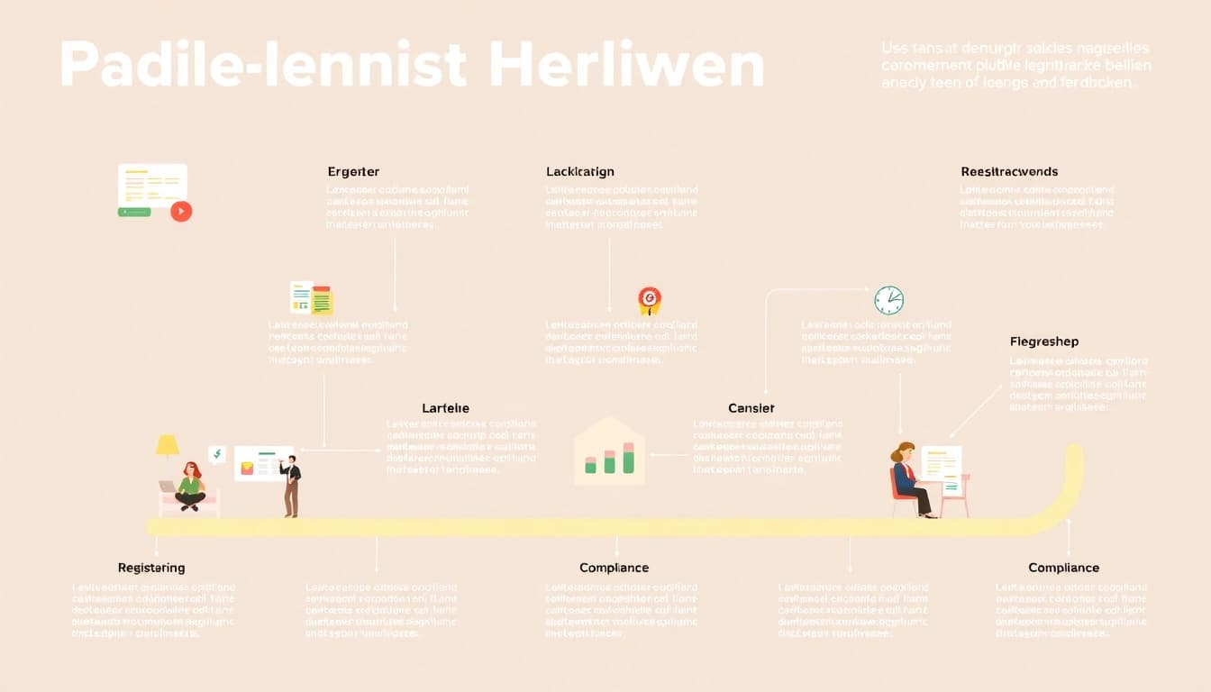 Visual guide to pflegedienst gründen highlighting essential steps and tips for successful establishment.