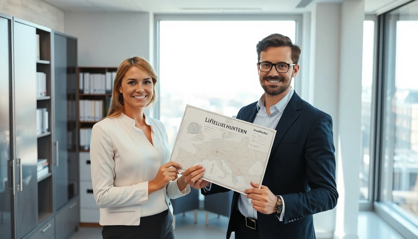 Headhunter Erfurt berät Führungskräfte professionell in einem modernen Büro.