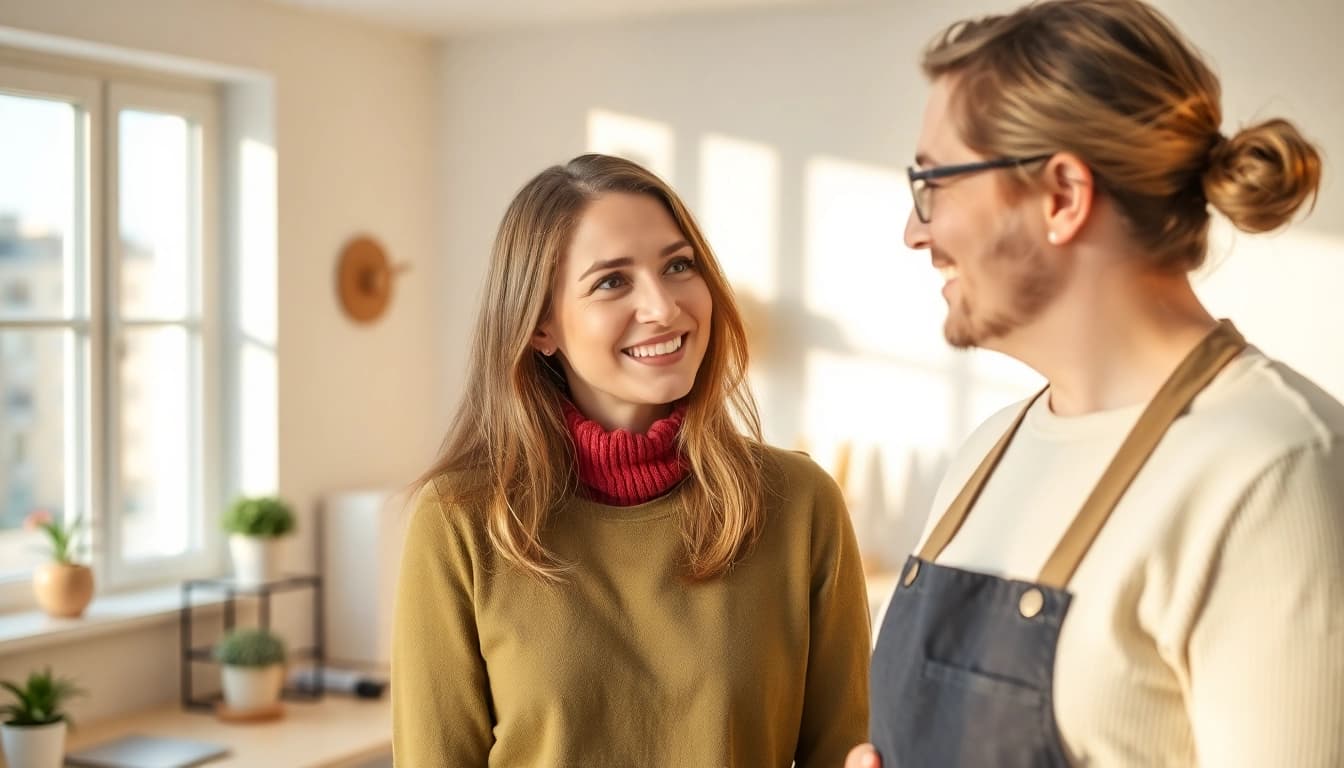 Hauswirtschaftskraft Hameln bietet freundliche Unterstützung im Haushalt mit einem Lächeln.