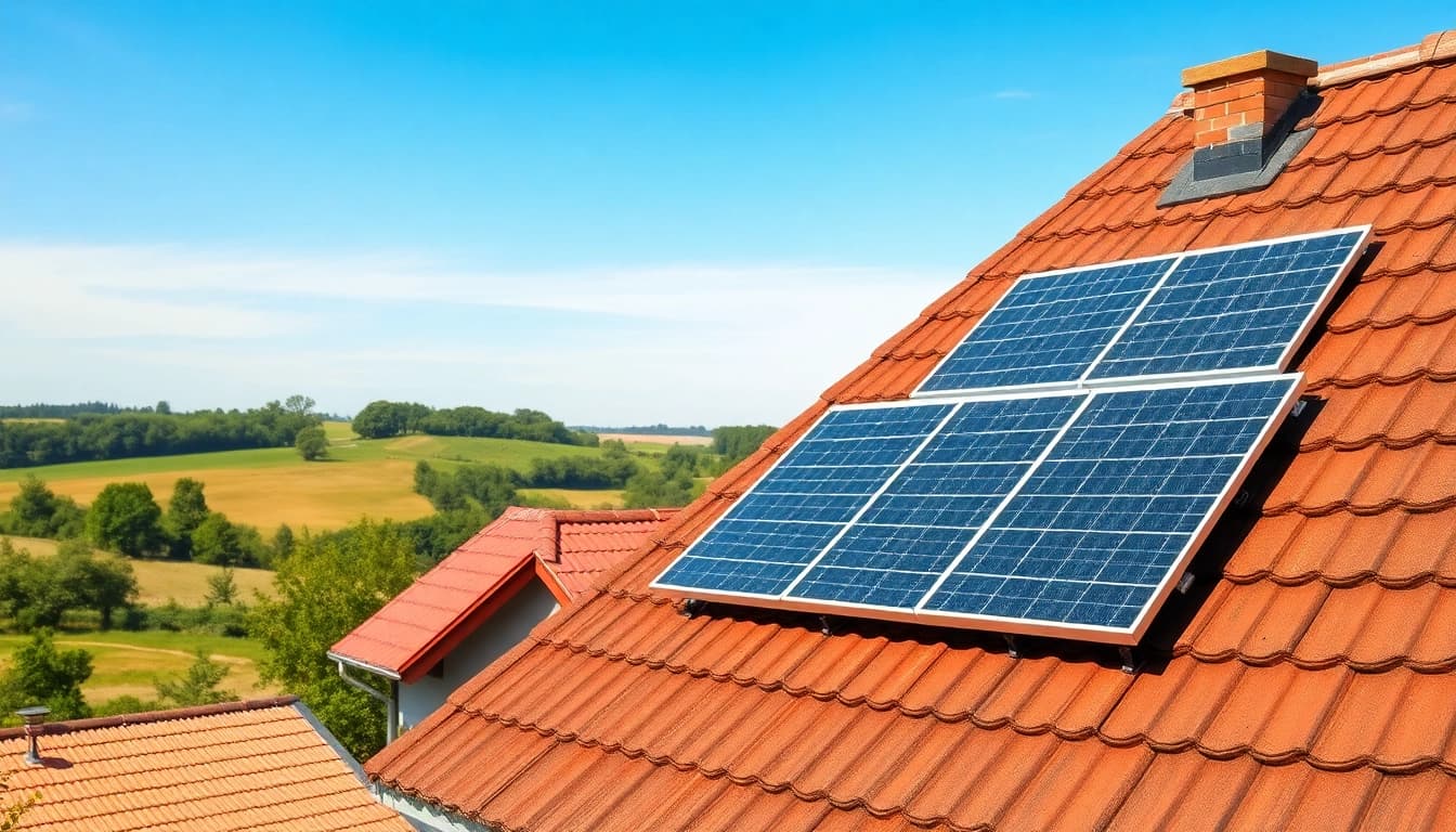Entdecken Sie günstige Solarmodule kaufen für nachhaltige Energie in sonnigen Landschaften.