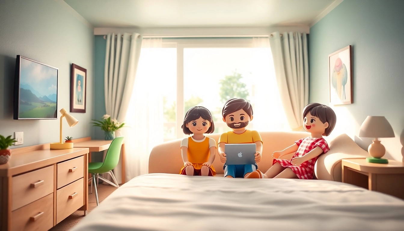 Entdecken Sie das fantastische Familienhotel Playmobil Funpark mit einem fröhlichen, bunter Spielzimmer-Atmosphäre für Kinder.