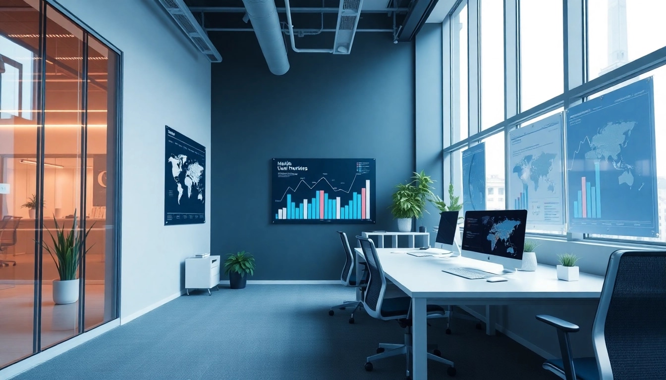 Enhance your online strategy with SEO.my's expert services in a modern office environment.
