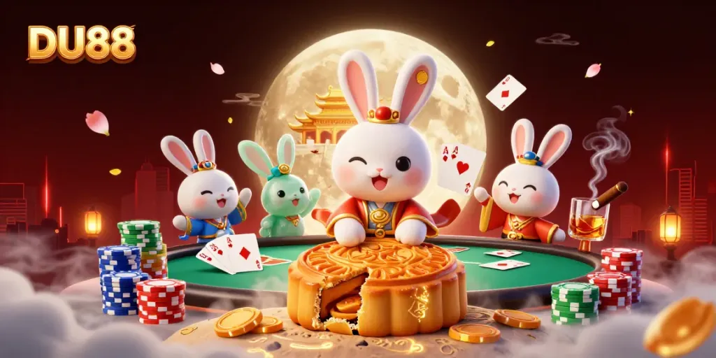 Join DU88 for exciting poker opportunities with vibrant characters and casino elements.