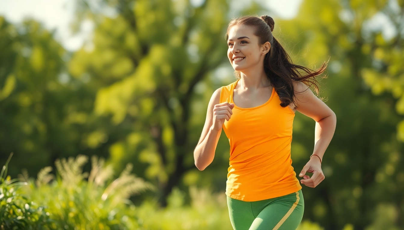 Person beim Joggen symbolisiert den Prozess des Gewichtsverlusts und gesunde Lebensweise.