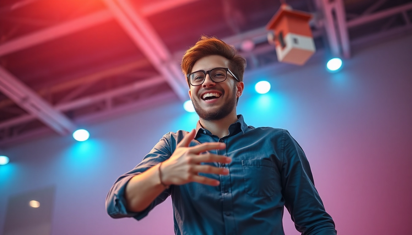 Follower auf TikTok kaufen: Begeisterte Nutzerin interagiert mit ihren Followern auf der Plattform.