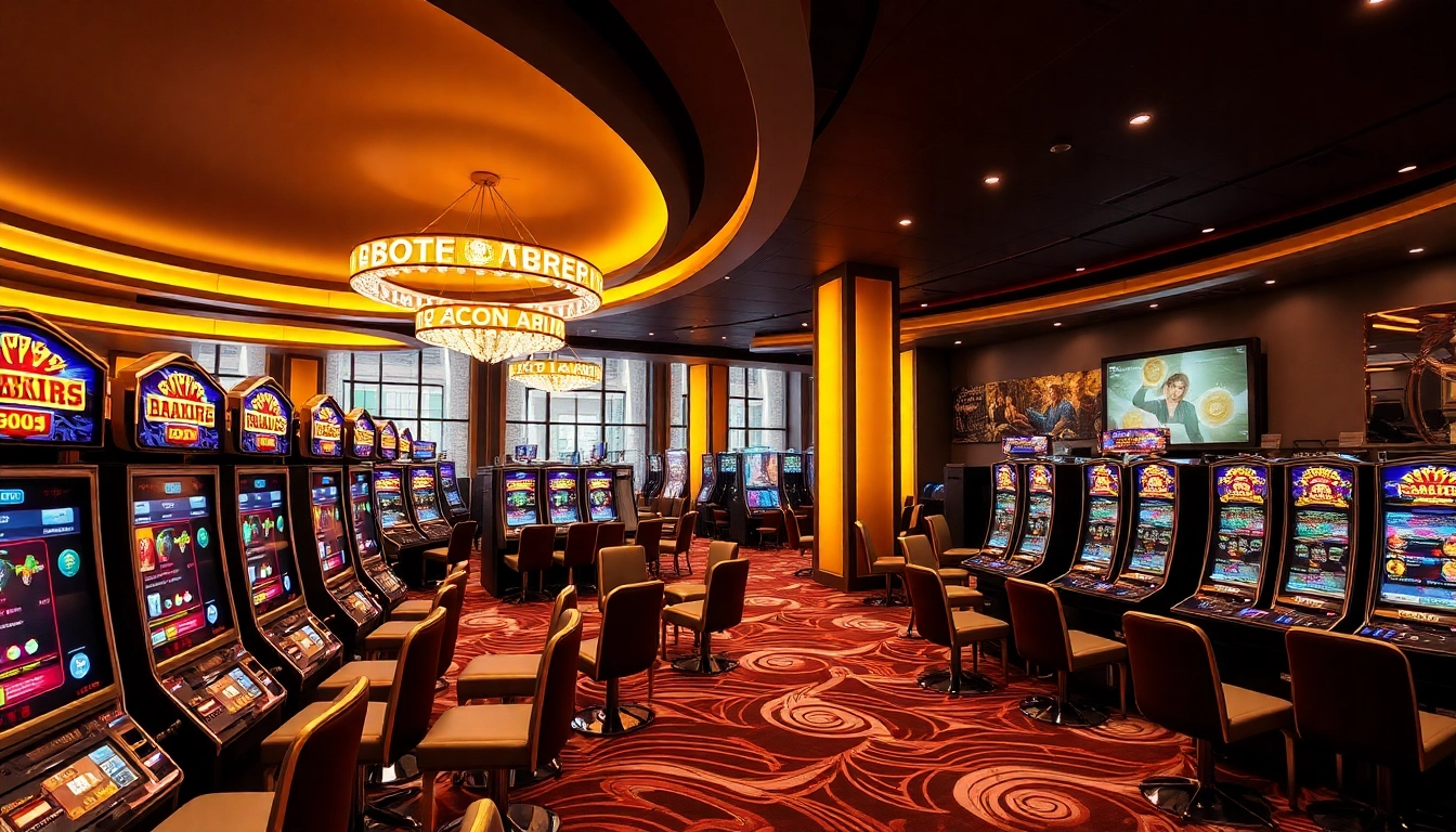 Erlebe spannende Spiele in einem online casino ohne lizenz mit modernen Spielautomaten und einladendem Ambiente.