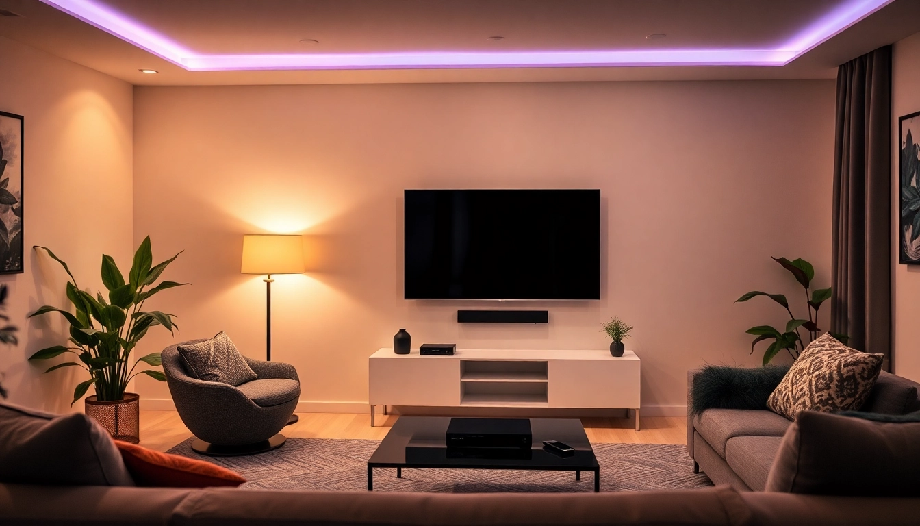 Sehen Sie sich die Funktionen von iptv-smarters-player.net an, während Sie ein Home-Entertainment-Setup genießen.