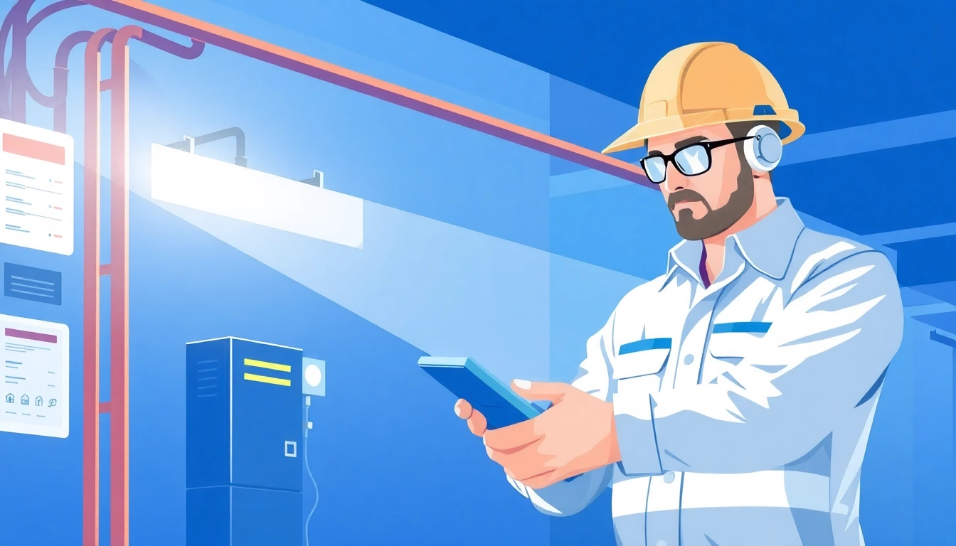 Technician conducting a DGUV V3 Prüfung to ensure electrical safety standards are met.