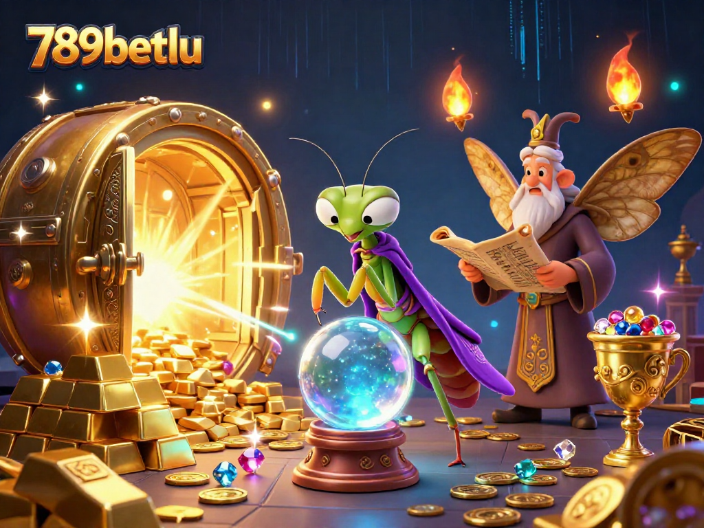 Engage with vibrant 789betlu casino adventures featuring a whimsical fortune teller and treasures.