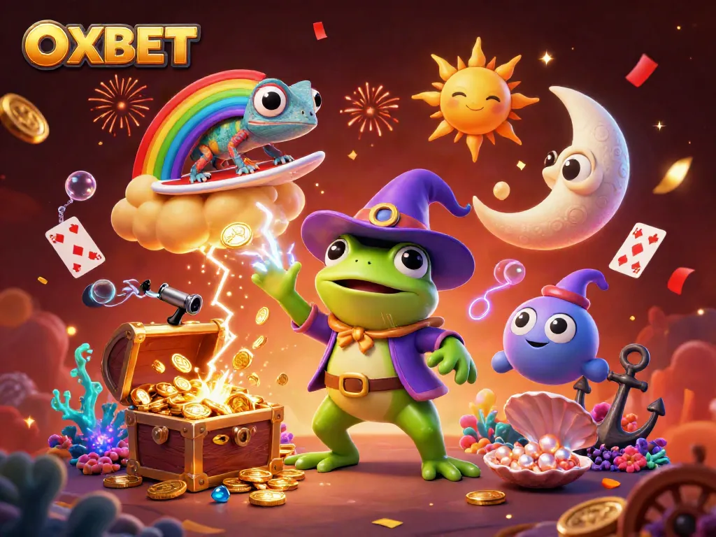Experience breathtaking gaming moments with OXBET amidst a golden storm of coins and magical creatures.