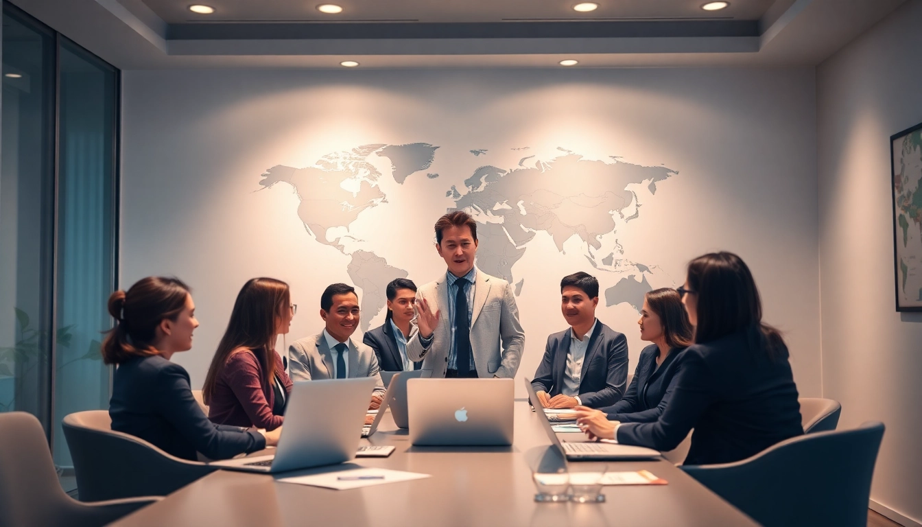 Headhunter Rostock engaging with candidates in a modern office setting.