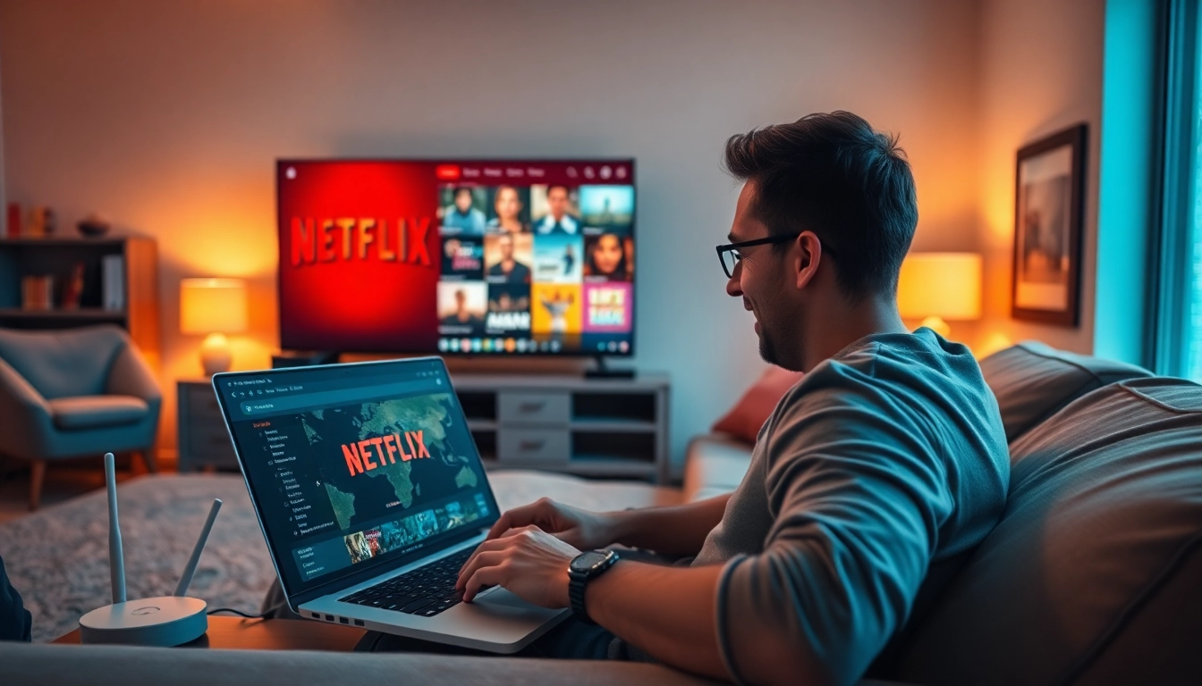 Experience streaming freedom with a netflix vpn on your laptop, unlocking global content.