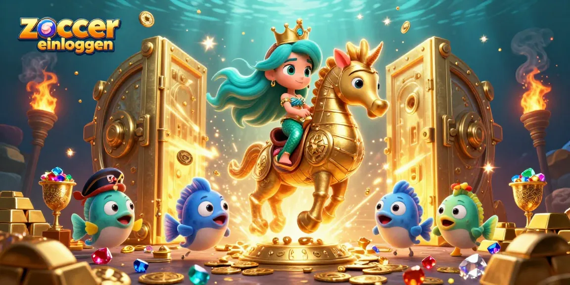 Experience the excitement of zoccer casino einloggen with this vibrant underwater scene full of treasures.